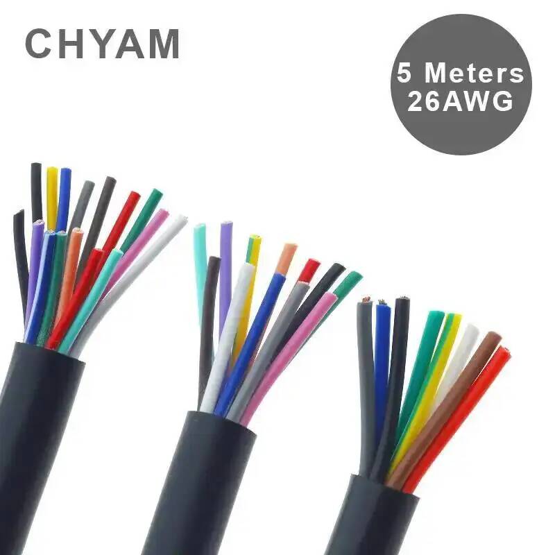 Copper Wire Roll - Cabo preto 26AWG 0,12mm2 Fio de