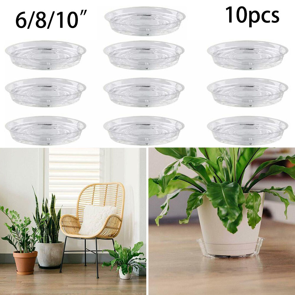 10pc jardim planta pires bande - Drip Tray Saucer avaliação e preço
